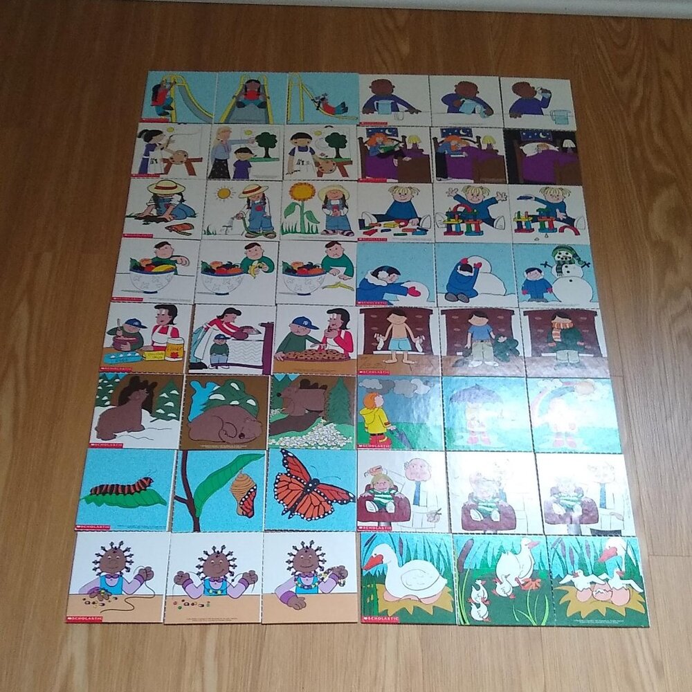 Scholastic Cards Sequencing Scenery x 16 game